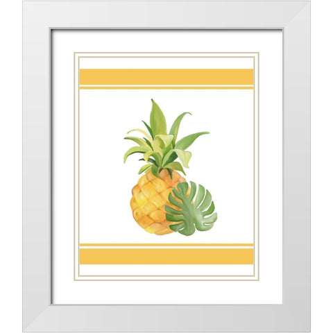 Be Sweet 2 v2 White Modern Wood Framed Art Print with Double Matting by Kimberly, Allen