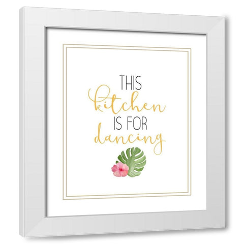 Be Sweet 3 White Modern Wood Framed Art Print with Double Matting by Kimberly, Allen