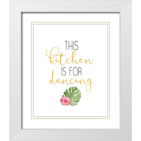 Be Sweet 3 White Modern Wood Framed Art Print with Double Matting by Kimberly, Allen