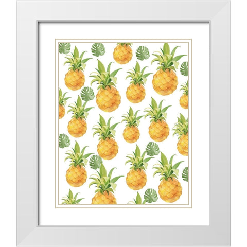 Be Sweet 4 White Modern Wood Framed Art Print with Double Matting by Kimberly, Allen