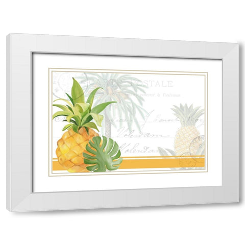 Be Sweet 7 White Modern Wood Framed Art Print with Double Matting by Kimberly, Allen