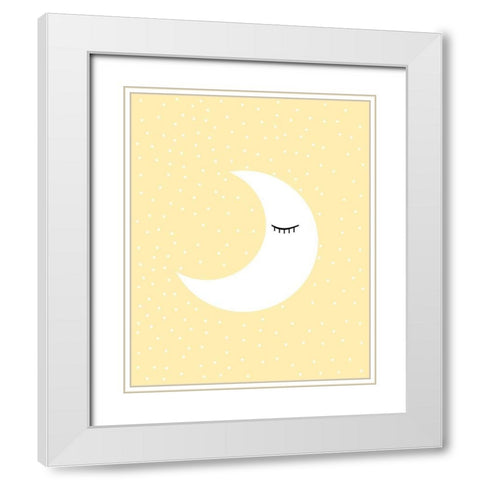 Little One 3 White Modern Wood Framed Art Print with Double Matting by Allen, Kimberly