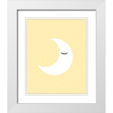 Little One 3 White Modern Wood Framed Art Print with Double Matting by Allen, Kimberly