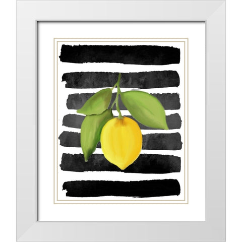 Fresh 2 White Modern Wood Framed Art Print with Double Matting by Allen, Kimberly