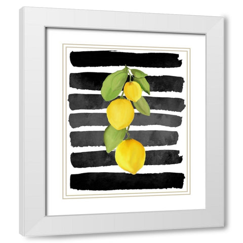 Fresh 3 White Modern Wood Framed Art Print with Double Matting by Allen, Kimberly