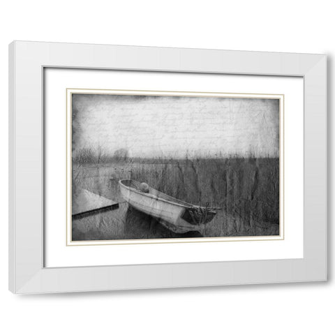 In the Mist White Modern Wood Framed Art Print with Double Matting by Allen, Kimberly