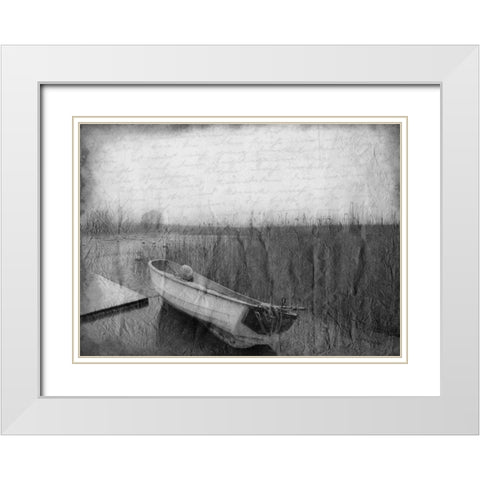 In the Mist White Modern Wood Framed Art Print with Double Matting by Allen, Kimberly