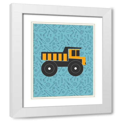 Build 1 White Modern Wood Framed Art Print with Double Matting by Allen, Kimberly