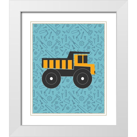Build 1 White Modern Wood Framed Art Print with Double Matting by Allen, Kimberly