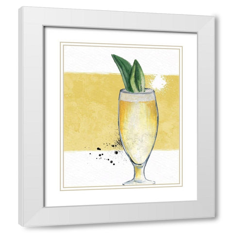 Cocktail Hour 2 White Modern Wood Framed Art Print with Double Matting by Allen, Kimberly