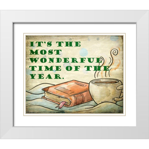 Its the Most Wonderful White Modern Wood Framed Art Print with Double Matting by Allen, Kimberly