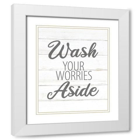Wash White Modern Wood Framed Art Print with Double Matting by Allen, Kimberly