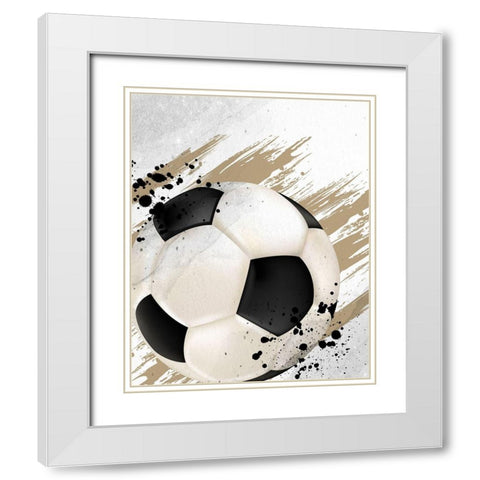 Sport Life 1 White Modern Wood Framed Art Print with Double Matting by Allen, Kimberly