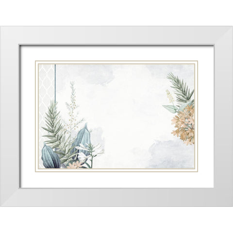 Blessings 5 White Modern Wood Framed Art Print with Double Matting by Allen, Kimberly