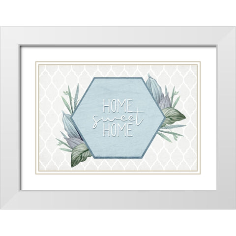 Blessings 6 White Modern Wood Framed Art Print with Double Matting by Allen, Kimberly