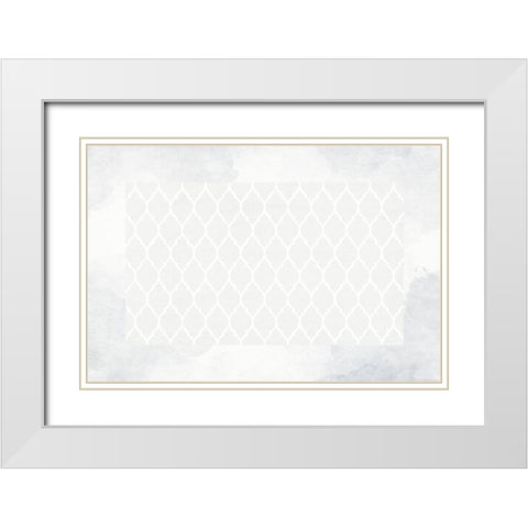 Blessings 7 White Modern Wood Framed Art Print with Double Matting by Allen, Kimberly