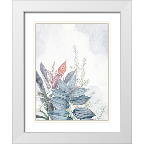 Blessings 8 White Modern Wood Framed Art Print with Double Matting by Allen, Kimberly