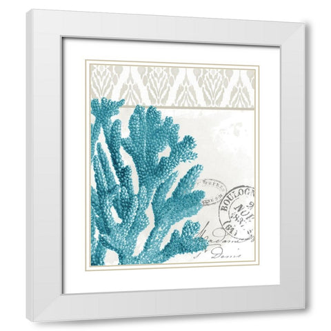 By the Sea 2 White Modern Wood Framed Art Print with Double Matting by Allen, Kimberly
