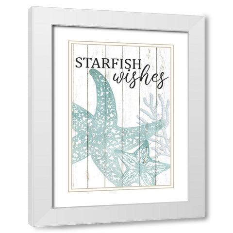Mermaid Life 2 White Modern Wood Framed Art Print with Double Matting by Allen, Kimberly