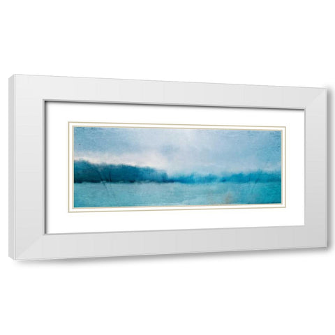 Across the Pond White Modern Wood Framed Art Print with Double Matting by Allen, Kimberly