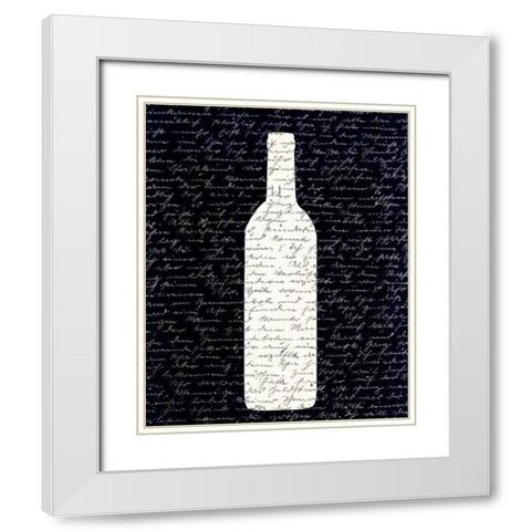 Wine on Black 2 White Modern Wood Framed Art Print with Double Matting by Allen, Kimberly