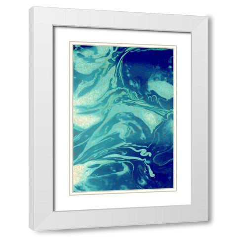 Cosmic A White Modern Wood Framed Art Print with Double Matting by Allen, Kimberly