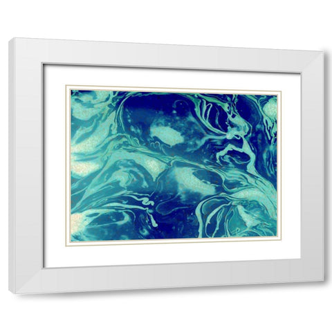 Cosmic White Modern Wood Framed Art Print with Double Matting by Allen, Kimberly