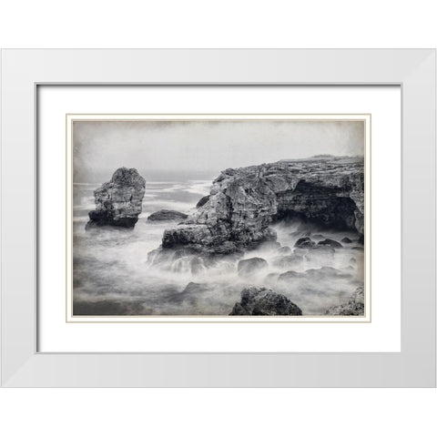 Crashing White Modern Wood Framed Art Print with Double Matting by Kimberly, Allen