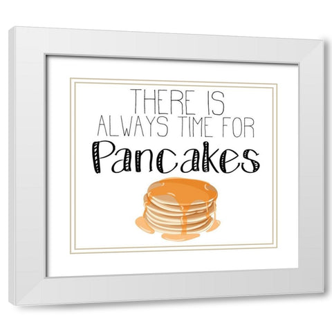 Good Morning 4 White Modern Wood Framed Art Print with Double Matting by Kimberly, Allen
