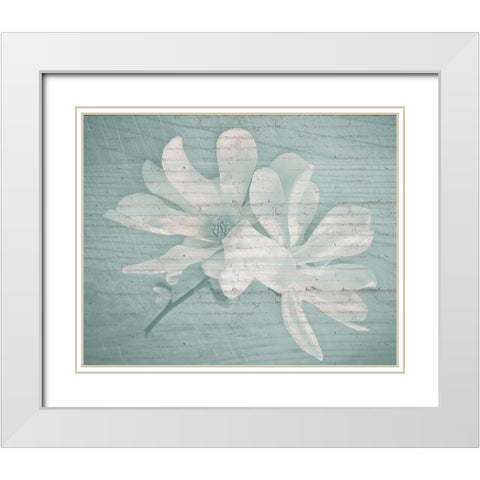 County Bloom White Modern Wood Framed Art Print with Double Matting by Kimberly, Allen