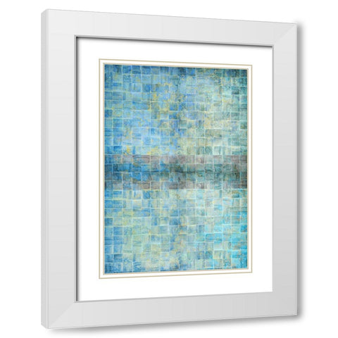 Shades White Modern Wood Framed Art Print with Double Matting by Allen, Kimberly