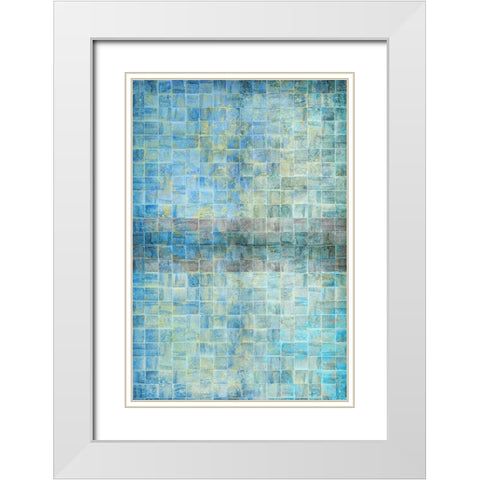 Shades White Modern Wood Framed Art Print with Double Matting by Allen, Kimberly