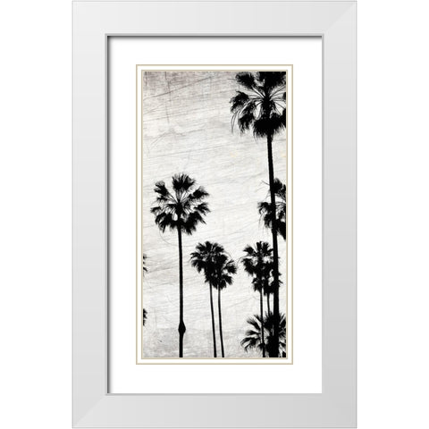 Dusky Beach 5 White Modern Wood Framed Art Print with Double Matting by Kimberly, Allen