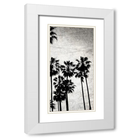 Dusky Beach 6 White Modern Wood Framed Art Print with Double Matting by Kimberly, Allen