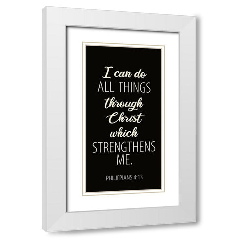 All Things 2 White Modern Wood Framed Art Print with Double Matting by Allen, Kimberly