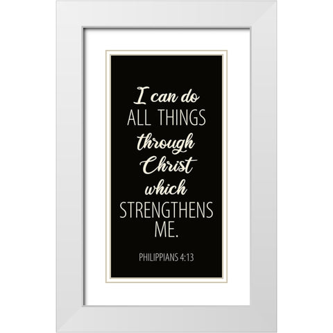All Things 2 White Modern Wood Framed Art Print with Double Matting by Allen, Kimberly