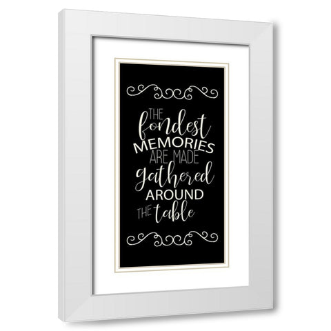 This Kitchen 1 White Modern Wood Framed Art Print with Double Matting by Allen, Kimberly