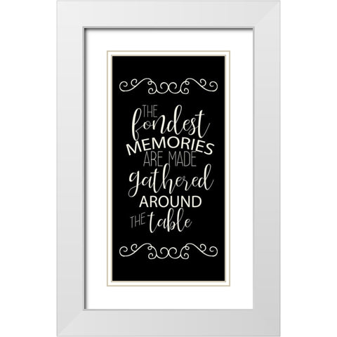 This Kitchen 1 White Modern Wood Framed Art Print with Double Matting by Allen, Kimberly