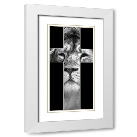 Act 2 V2 White Modern Wood Framed Art Print with Double Matting by Allen, Kimberly