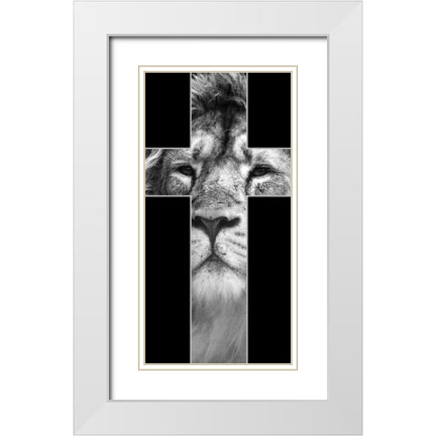 Act 2 V2 White Modern Wood Framed Art Print with Double Matting by Allen, Kimberly