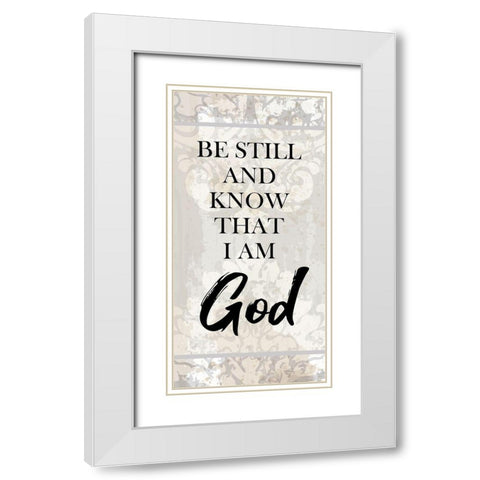 Know 1 White Modern Wood Framed Art Print with Double Matting by Allen, Kimberly