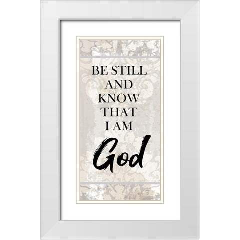 Know 1 White Modern Wood Framed Art Print with Double Matting by Allen, Kimberly