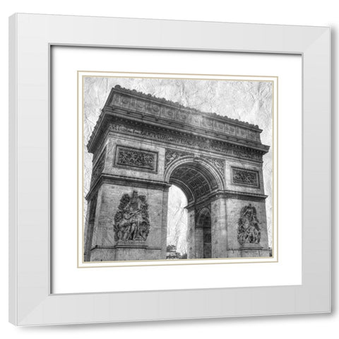 My Dreams 1 White Modern Wood Framed Art Print with Double Matting by Kimberly, Allen