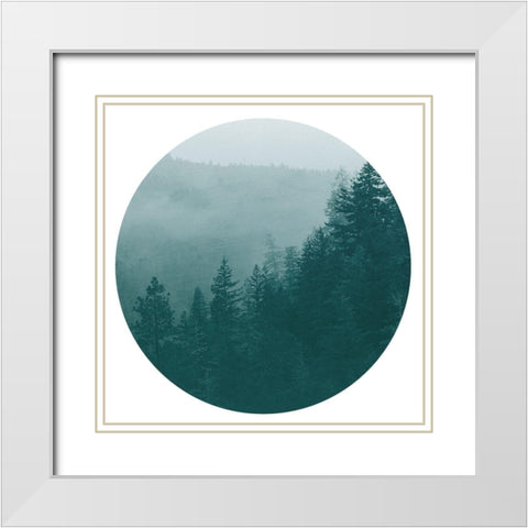 Forest Dreams 1 White Modern Wood Framed Art Print with Double Matting by Kimberly, Allen