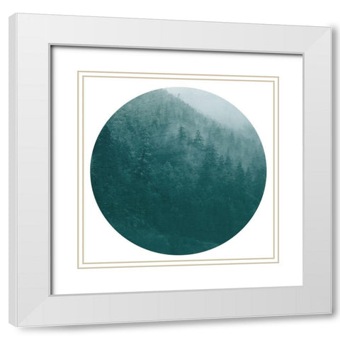 Forest Dreams 2 White Modern Wood Framed Art Print with Double Matting by Kimberly, Allen