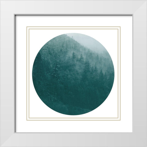 Forest Dreams 2 White Modern Wood Framed Art Print with Double Matting by Kimberly, Allen