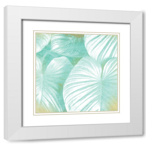 Tropics 2 White Modern Wood Framed Art Print with Double Matting by Kimberly, Allen