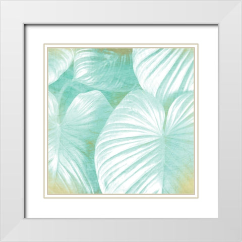 Tropics 2 White Modern Wood Framed Art Print with Double Matting by Kimberly, Allen