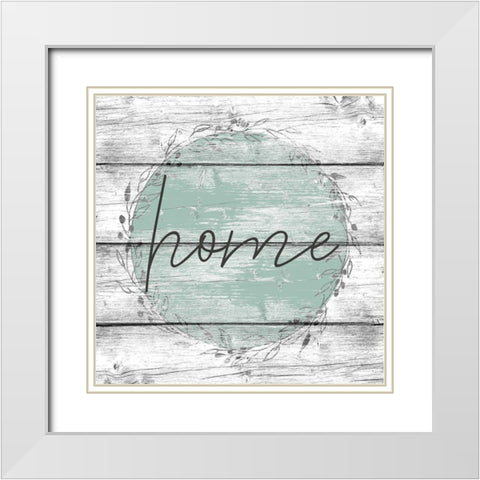 Home White Modern Wood Framed Art Print with Double Matting by Kimberly, Allen