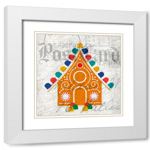 Nostalgic Christmas 7 White Modern Wood Framed Art Print with Double Matting by Kimberly, Allen